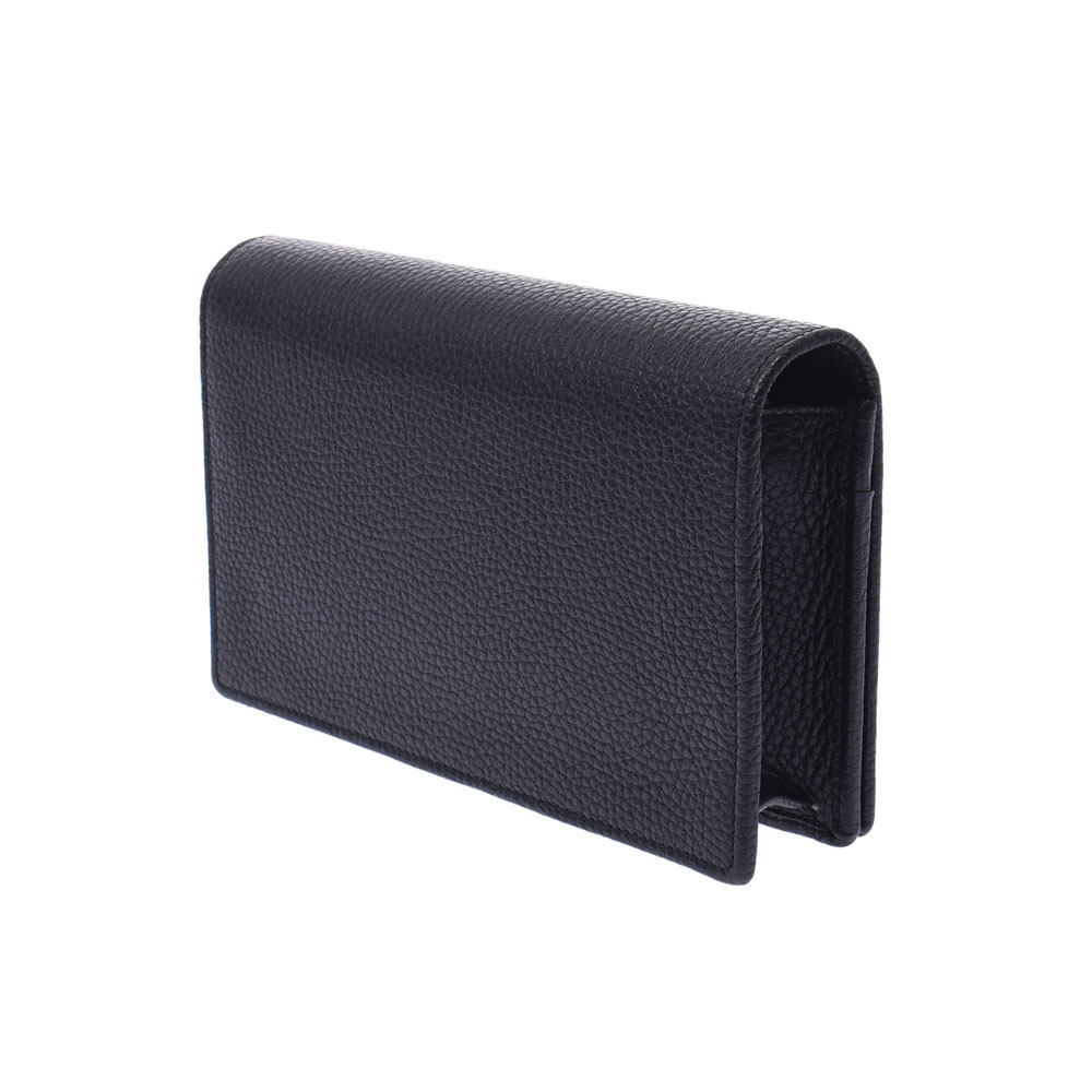 Gucci leather Chain bag logo black GG Bag shoulder Wallet